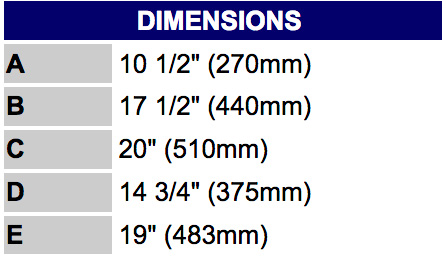 Lavac Baby Blake product dimensions