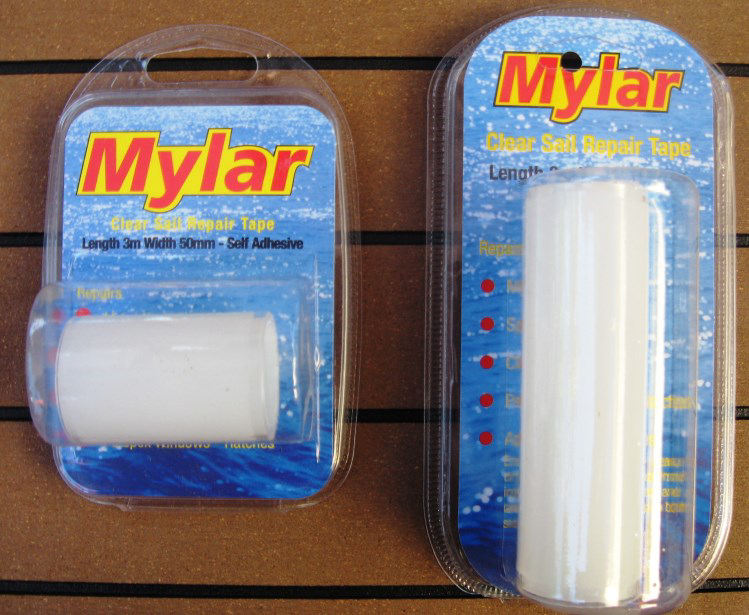 NWM - suppliers of Rubbaweld Mylar - Crystal Clear Sail Repair Tape